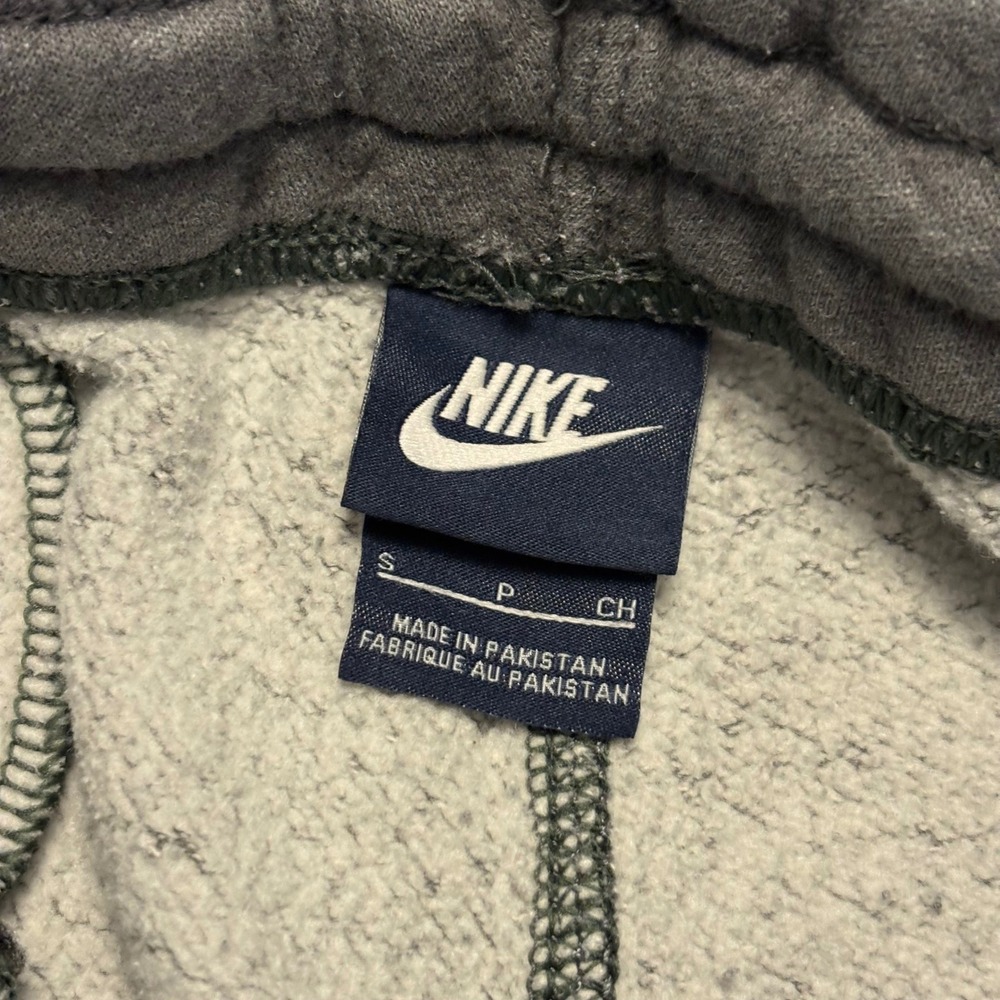Nike Sweatpants Mens Small Gray Fleece Straight Leg Embroidered Swoosh 0378 - Picture 6 of 9